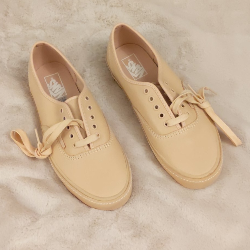 Vans Pink Leather Sneakers
